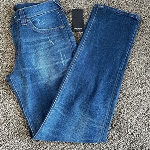 NWT True Religion Men's Ricky Straight Leg Jean, Dark Wash Size 33